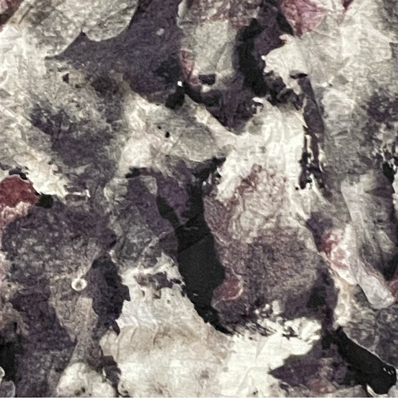 Simply Vera Vera Wang Sleeveless Top - Black, White, Purple - L - Picture 3 of 7